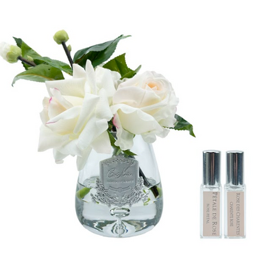 Tea Rose Bouquet - Clear - Pink Blush - TR02 (Carton of 2)